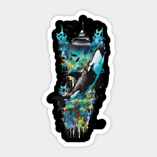 Orca Killer Whale Sticker